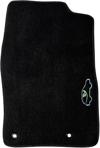 Miniatura 3 de ecoMats - Alfombrillas compatibles con Mazda 3 HatchSedan y Mazda CX-30 2019 a 2024, delanteras y traseras, color negro, con cerraduras de seguridad