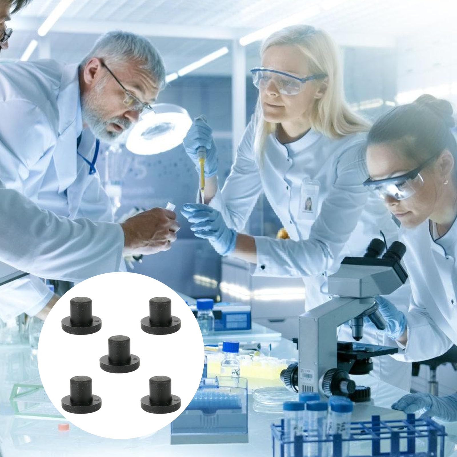 Besttoolifes 100 Stück konisch zulaufende Silikonstopfen konisch Set zum Abdichten von Gewindelöchern beim Lackieren, Eloxieren und industriellen Anwendungen, hitzebeständig bis max Besttoolifes 100 Stück konisch zulaufende Silikonstopfen konisch Set zum Abdichten von Gewindelöchern beim Lackieren, Eloxieren und industriellen Anwendungen, hitzebeständig bis max