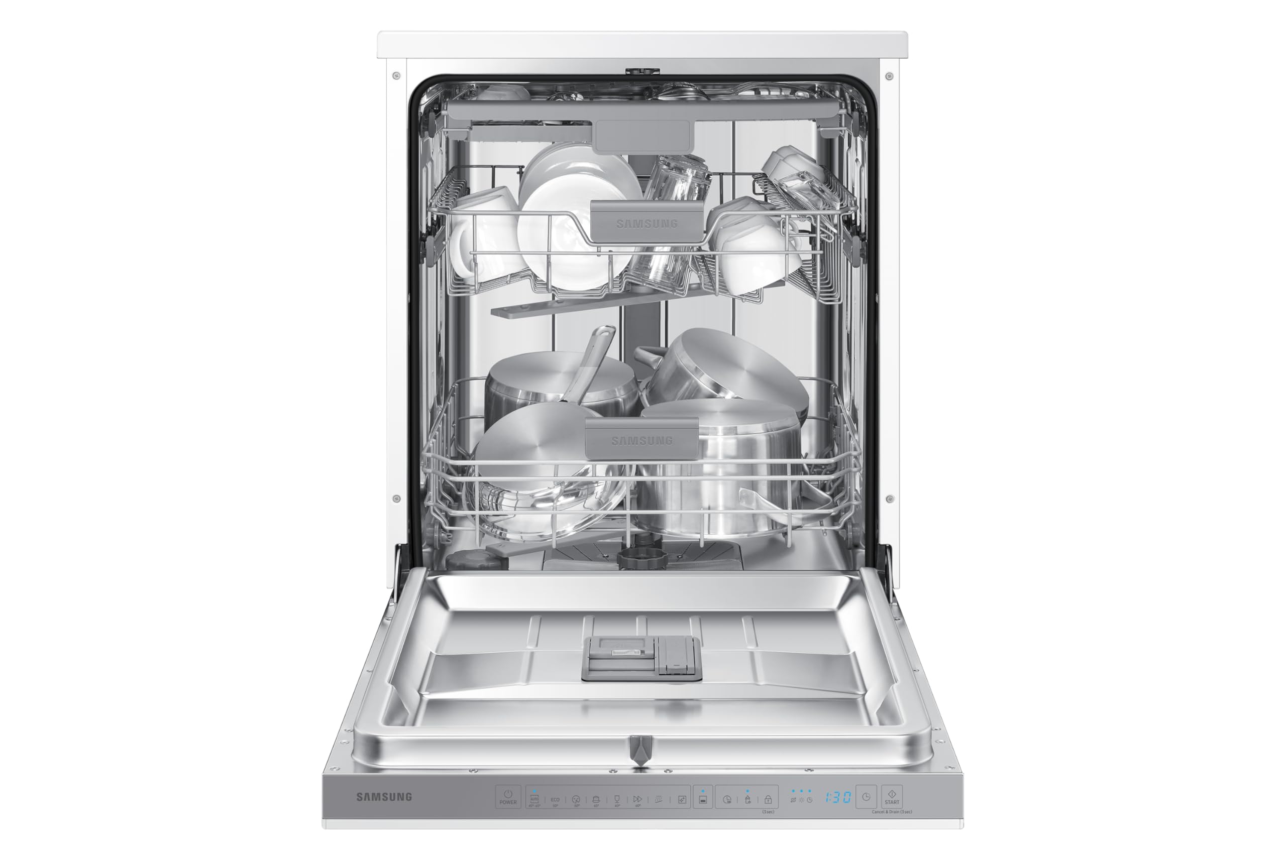 SAMSUNG Lavavajillas DW60R7050FW Clase D 14 Servicios 8 Programas Blanco