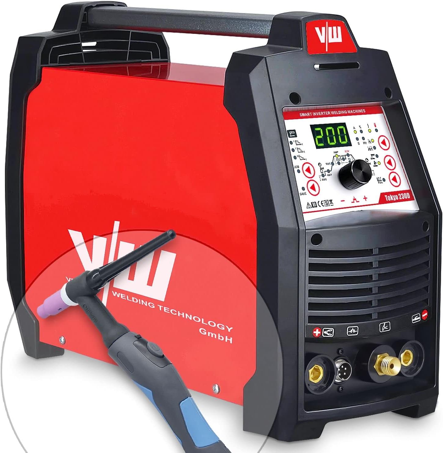 IPOTOOLS TC200ACDC WIG Schweißgerät AC DC 4in1 Kombi Schweissgerät