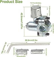 Vista 2 de BPV-31 Kit de válvula de perforación de válvula de grifo para refrigerador es adecuado para fundas universales de tarjetas de refrigerador de 1/4