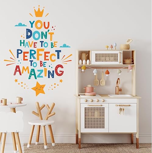 Miniatura 3 de Calcomanías de pared con cita inspiradora, calcomanías de pared motivacionales, frase positiva extraíble, calcomanías de letras de pared para sala