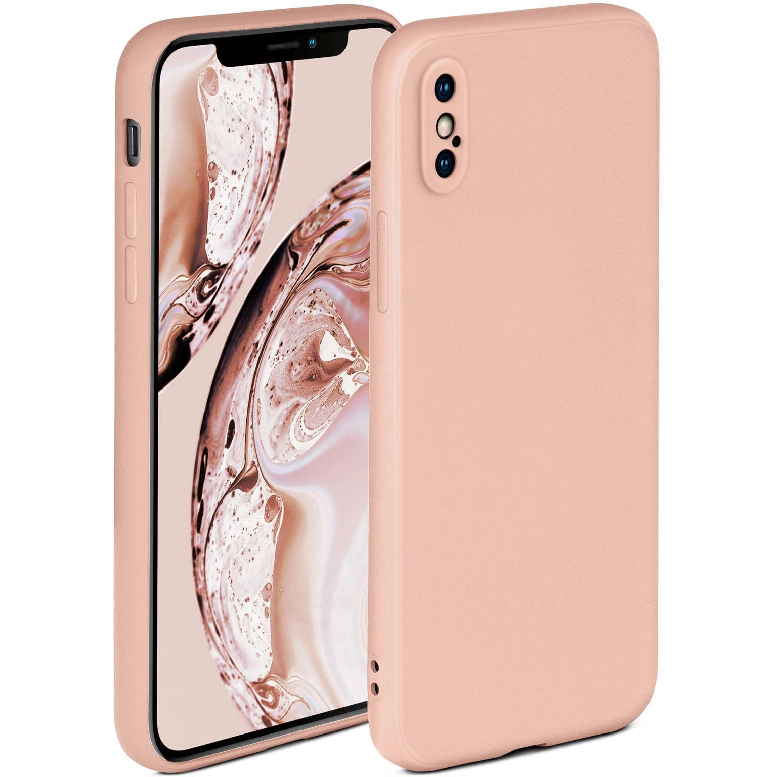 Coque silicone rose mat avec bords surélevés et double couche OneFlow - 8