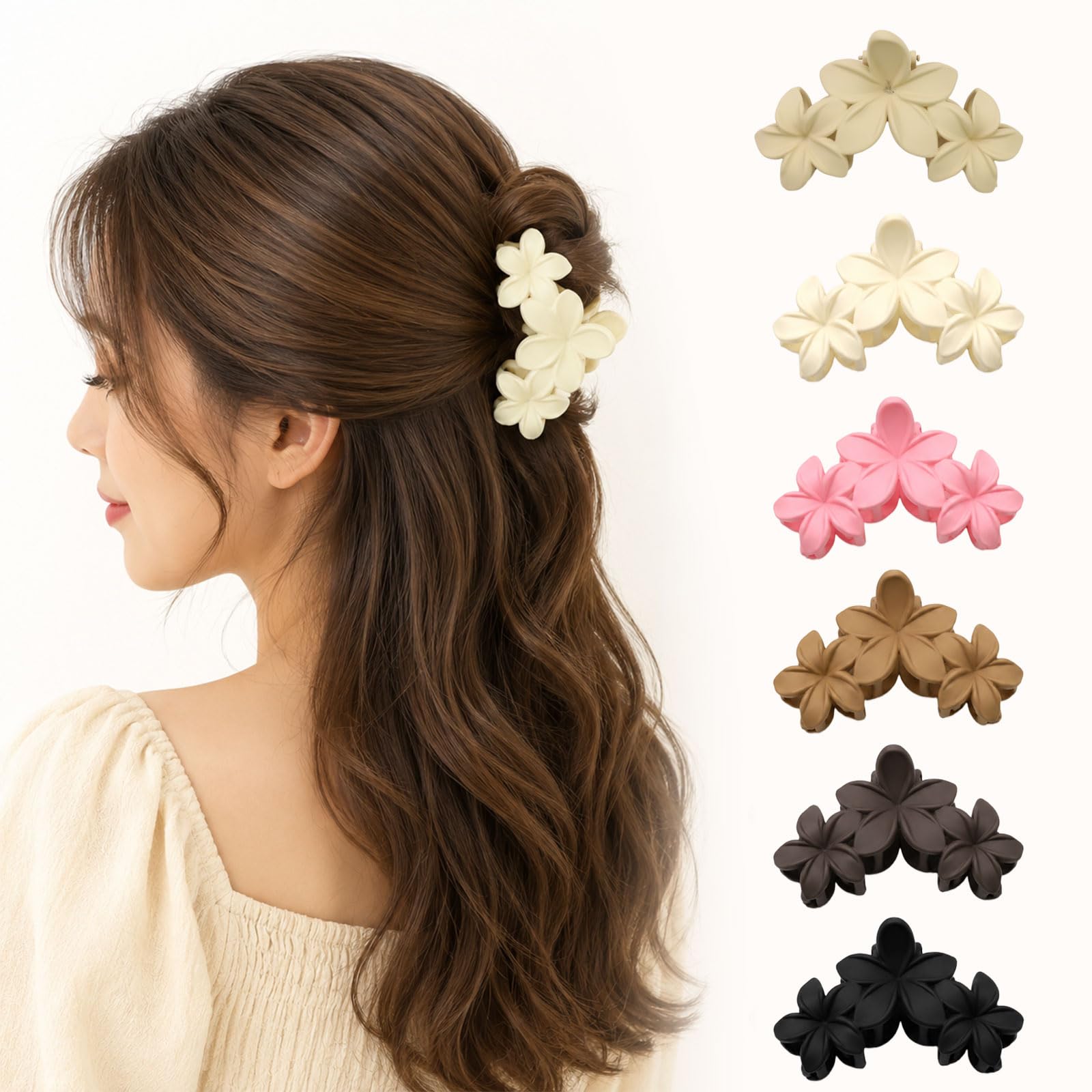 French Claw Clips - 4 Pack Matte Hair Clips -9 French Claw Clips - 4 Pack Matte Hair Clips -9