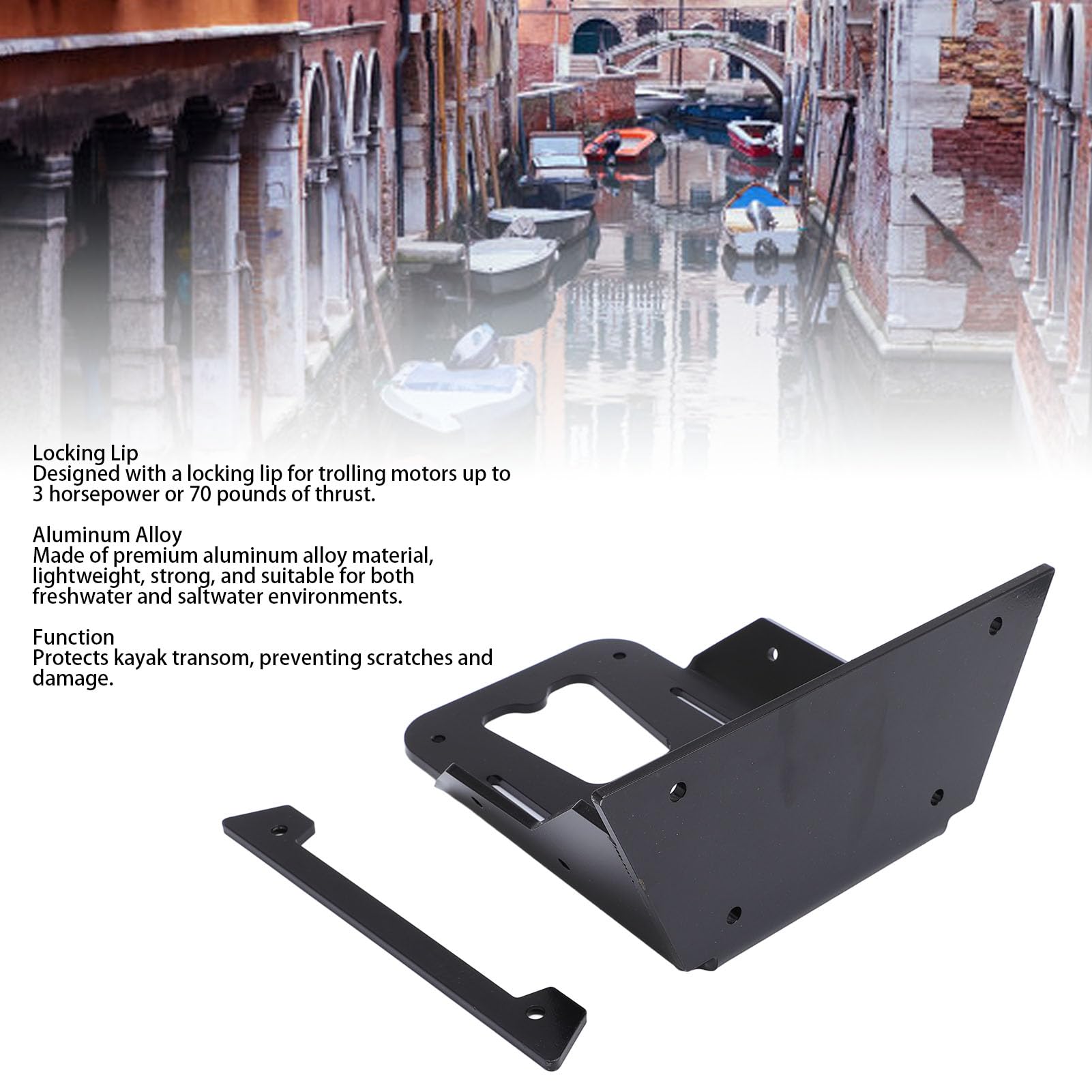 Trolling Silnik Stabilizator, Ręczne Motoryzacyjne Akcesoria dla łodzi Aluminium Stop Aluminium dla Wszystkich Rodzajów Kajaków i łodzi