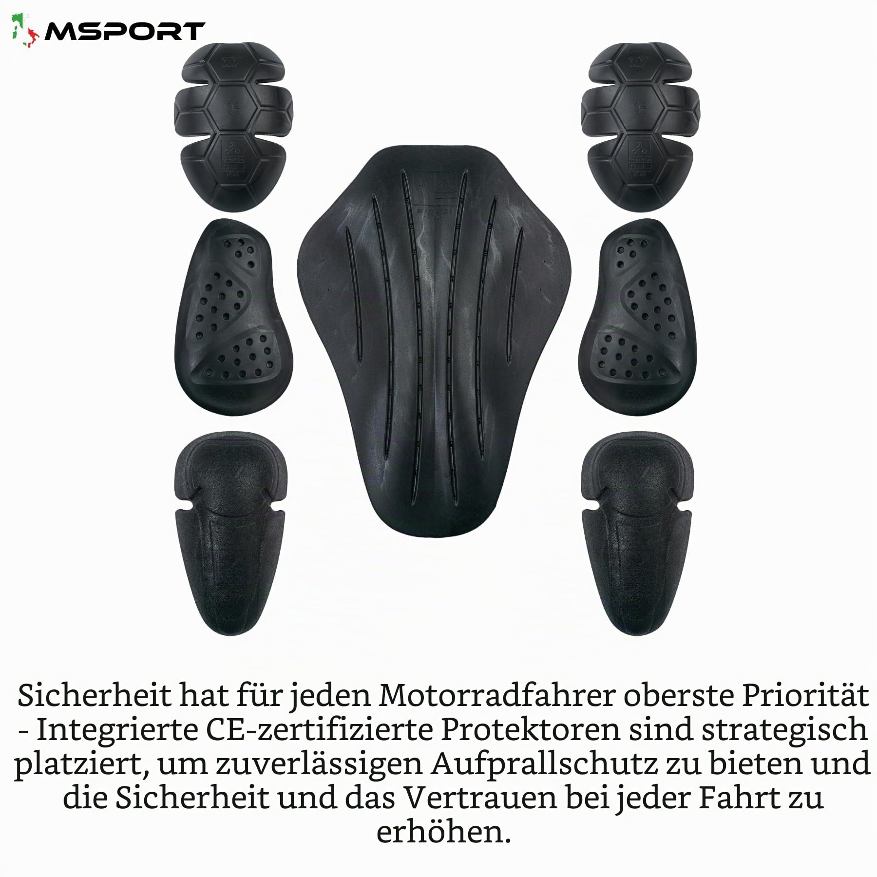 Msport Damen Motorradjacke Wasserdicht mit CE-Zertifizierten Protektoren – Sicherheit und Komfort auf jeder Fahrt