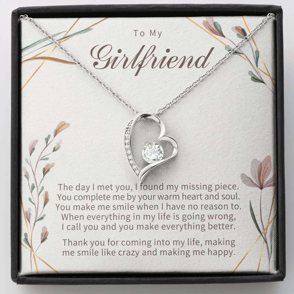 Girlfriend Necklace Girlfriend Gift For Her Birthday