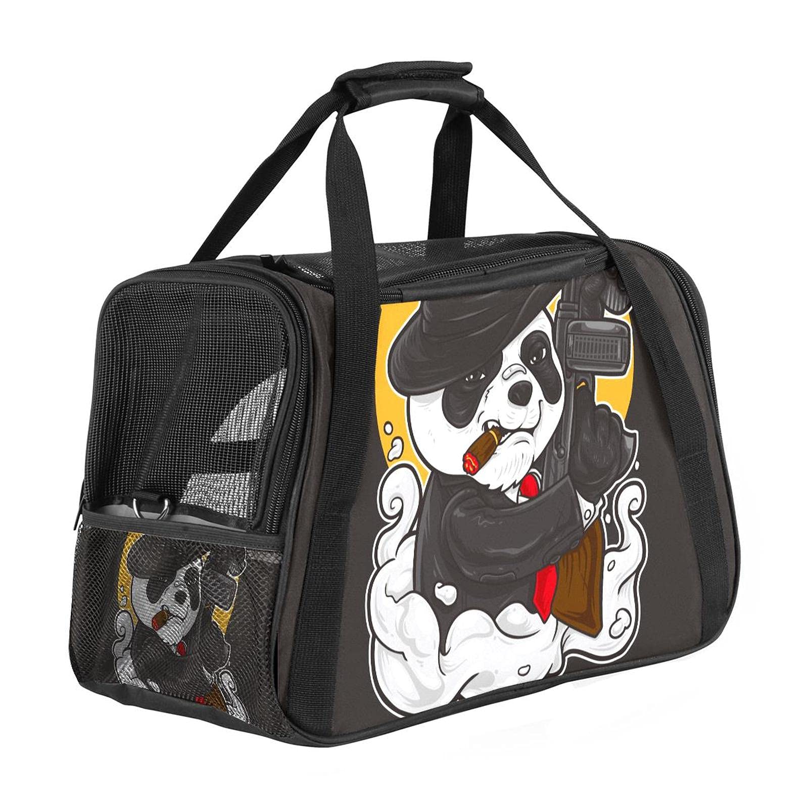 Sac de transport chien chat panda homologué avion