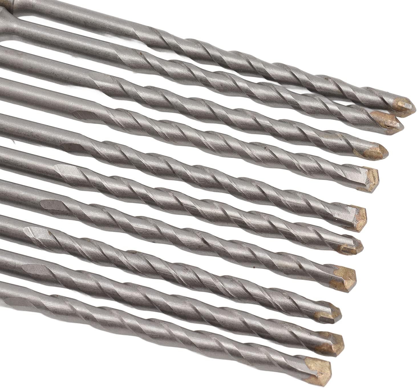 Hammer Drill Bit Kit, Rotary Hammer Drill Bits Set Carbide Wear Resistance Strong