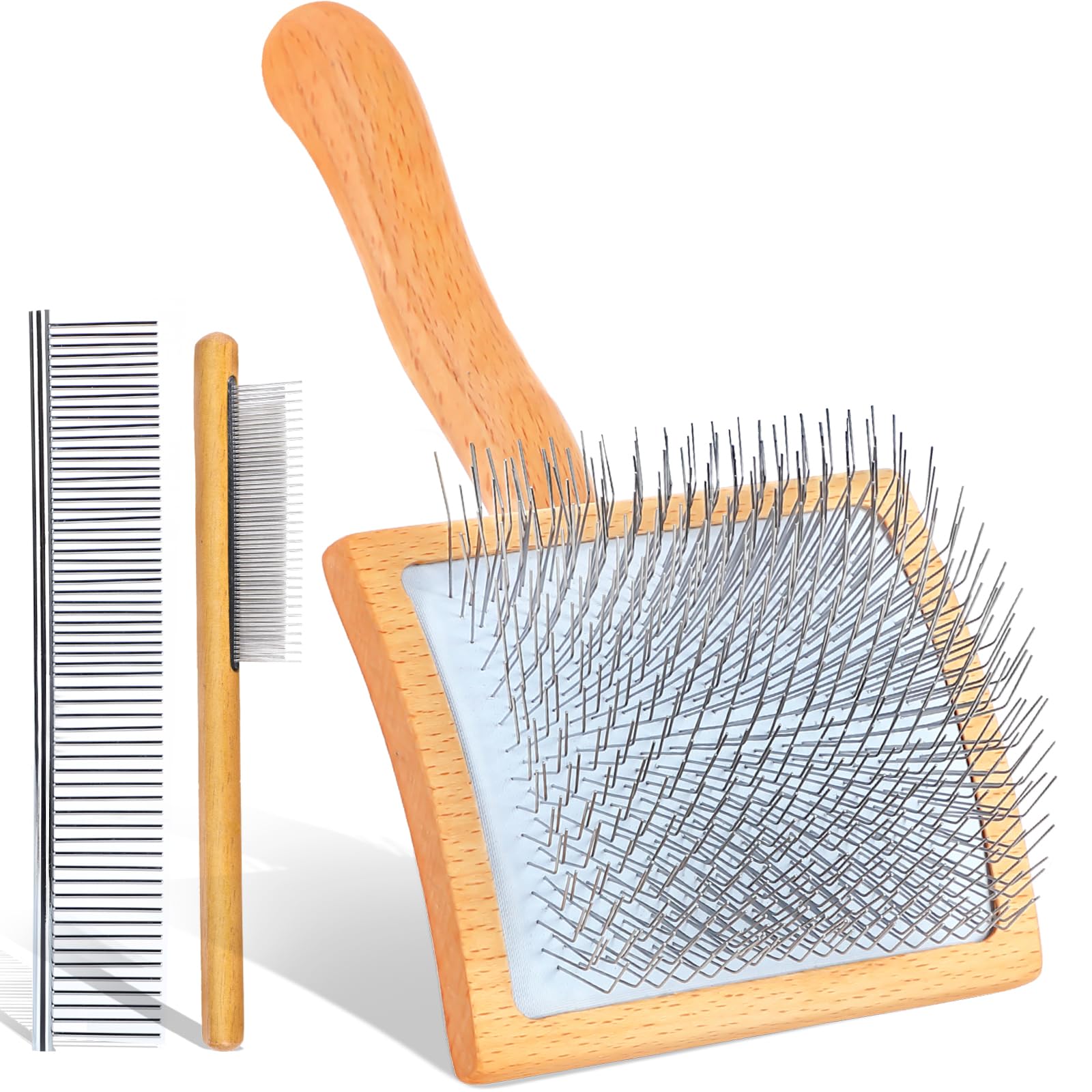 COZYGIFT Slicker Brush Set