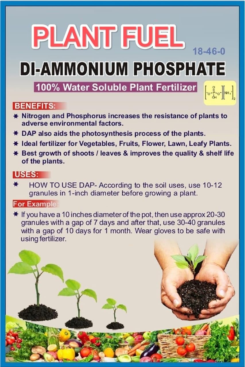 PLANT FUEL || All Purpose Bio D.A.P Fertilizer for Home Plants & Gardening Purpose || 100% Water Soluble || 1000 Gram Granules (B0CQ4CGF7Y) Amazon Price History, Amazon Price Tracker