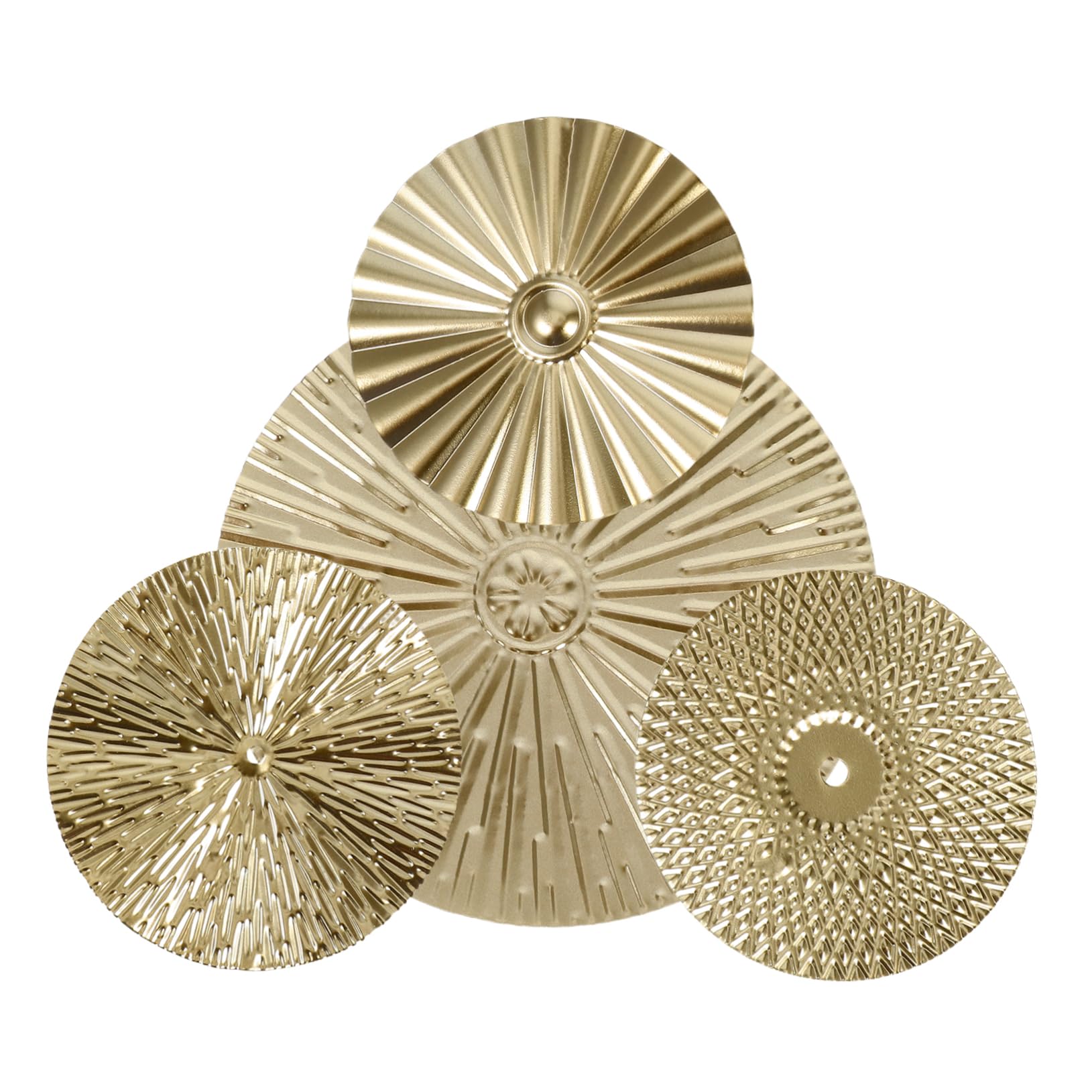 DONFAMDS 4piezas Decoración De Pared De Metal Esculturas Irregulares Para Salón Dormitorio y Cocina Instalación Rápida y Versátil Diseño Moderno y Único
