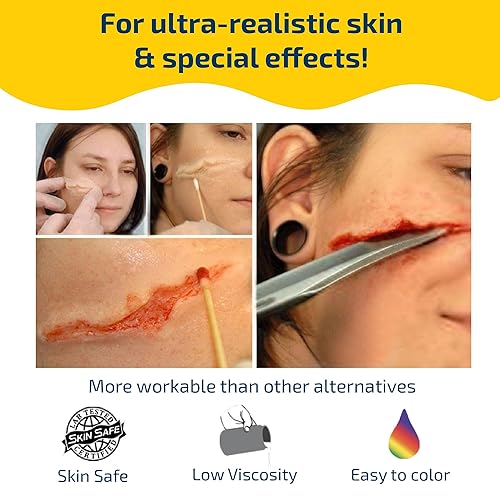 Miniatura 4 de Smooth-On Dragon Skin™ FX-Pro™ Moldes de silicona de caucho platino para efectos especiales y prótesis - Unidad de pinta