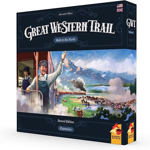 Miniatura 7 de Great Western Trail 2ª edición Rails to The North - Expansión del juego de mesa - ¡Nuevas aventuras esperan! Juego de estrategia para niños y