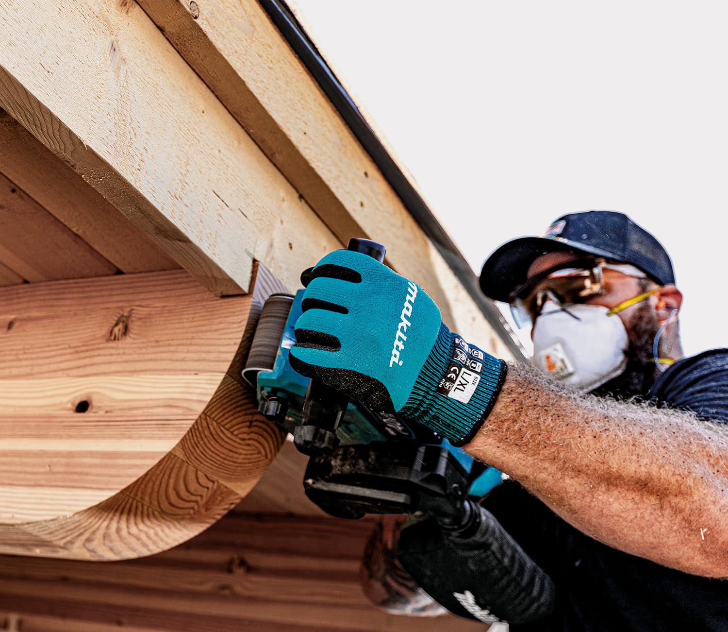 Makita BS001GZ - Smerigliatrice a nastro, 40 V max, larghezza di banda 76 mm, senza batteria e caricatore