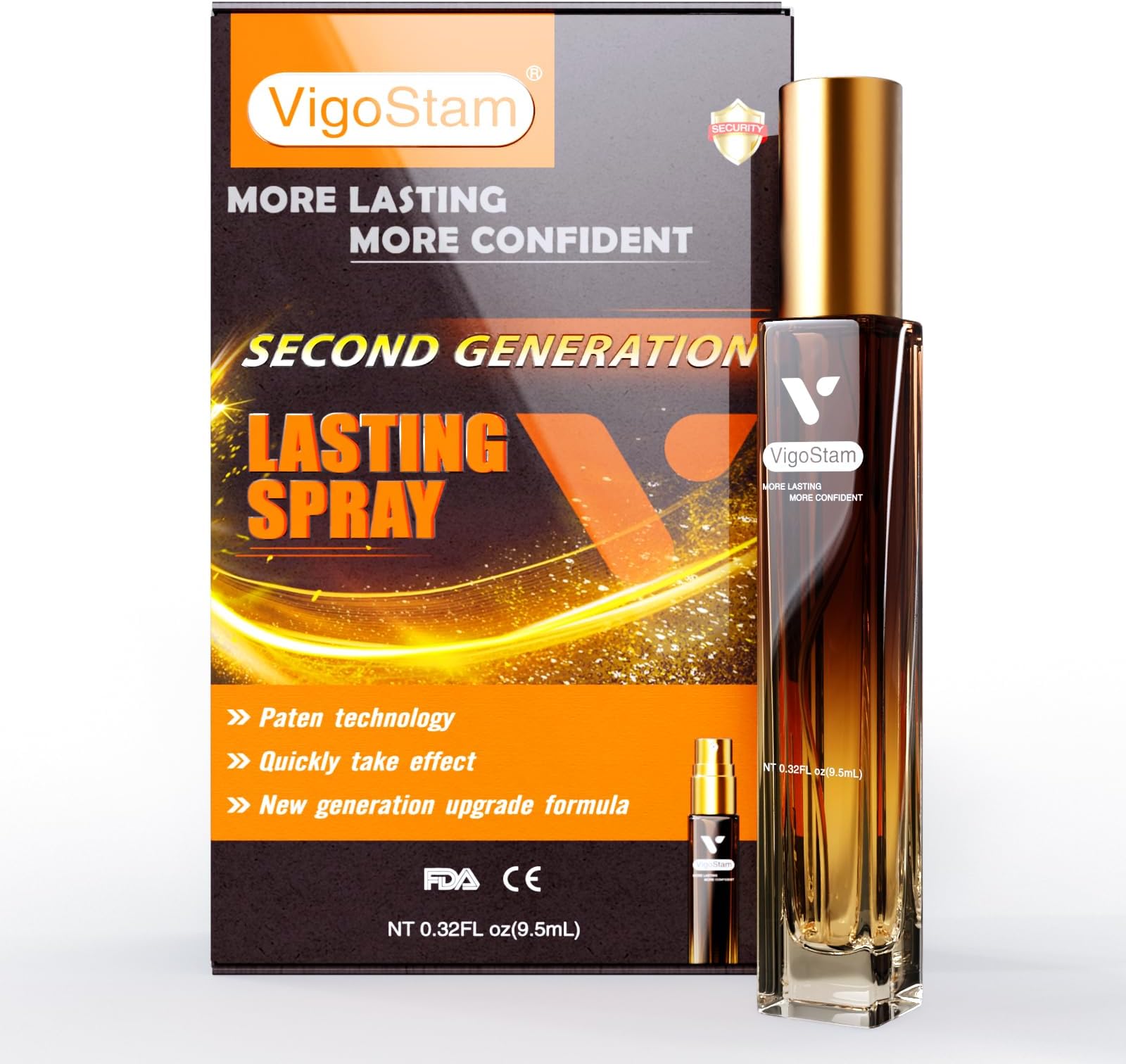 Second Generation Enhanced Desensitizing Delay Spray for Men - Boost Sensation,Extend Climax for Intimate Moments 9.5ML