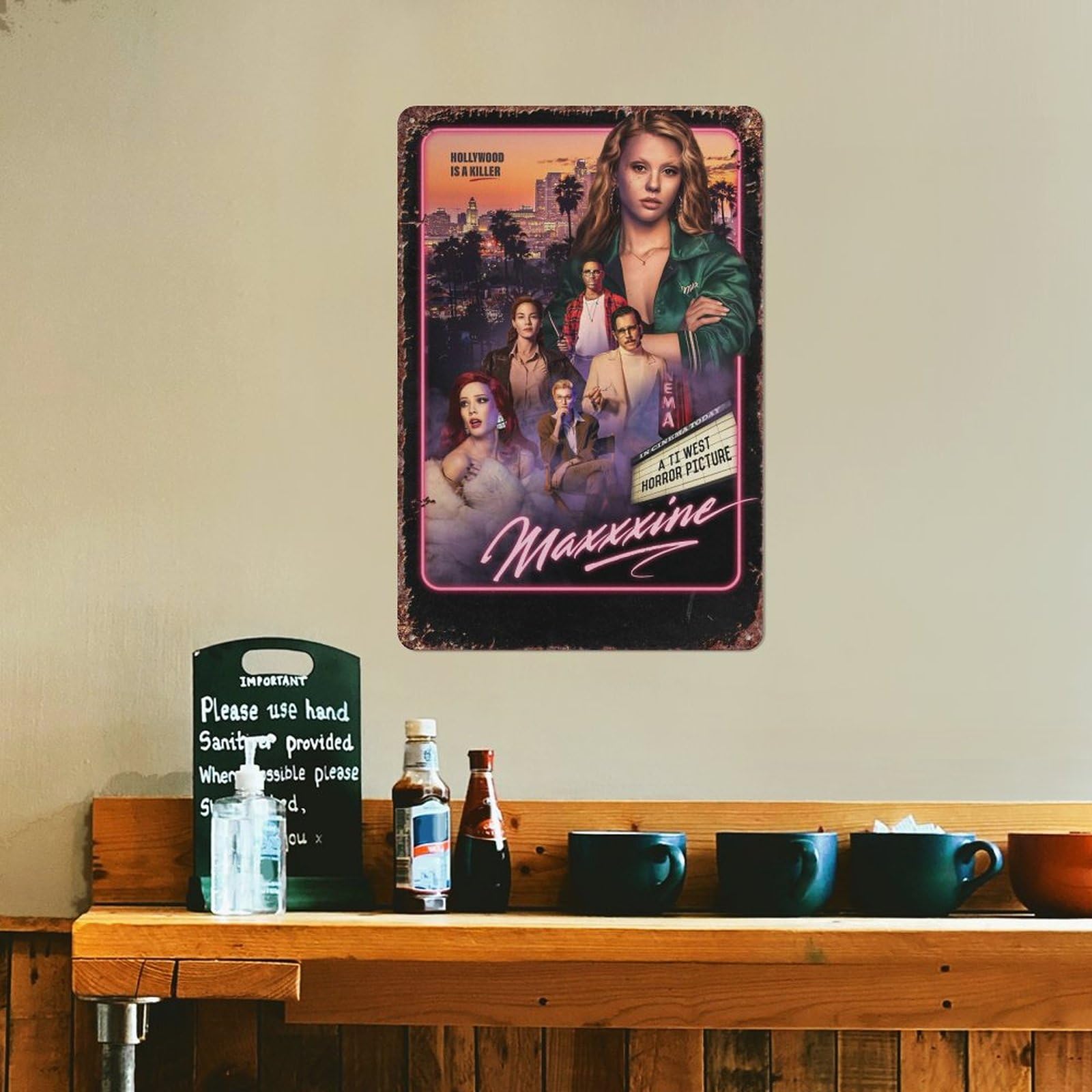 XUIGYA MaXXXine movie Tin Poster 30X20 cm - Wall Art Suitable for