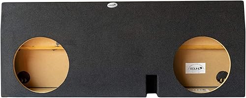 SoundBox Tacoma Double Cab 2005-2020 - Carcasa de subwoofer frontal dual de 12 pulgadas