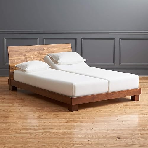 Vista 36 de Juego de sábanas divididas tamaño Queen ajustable, bolsillo extra profundo de 28 pulgadas, 800 hilos, 100% algodón egipcio