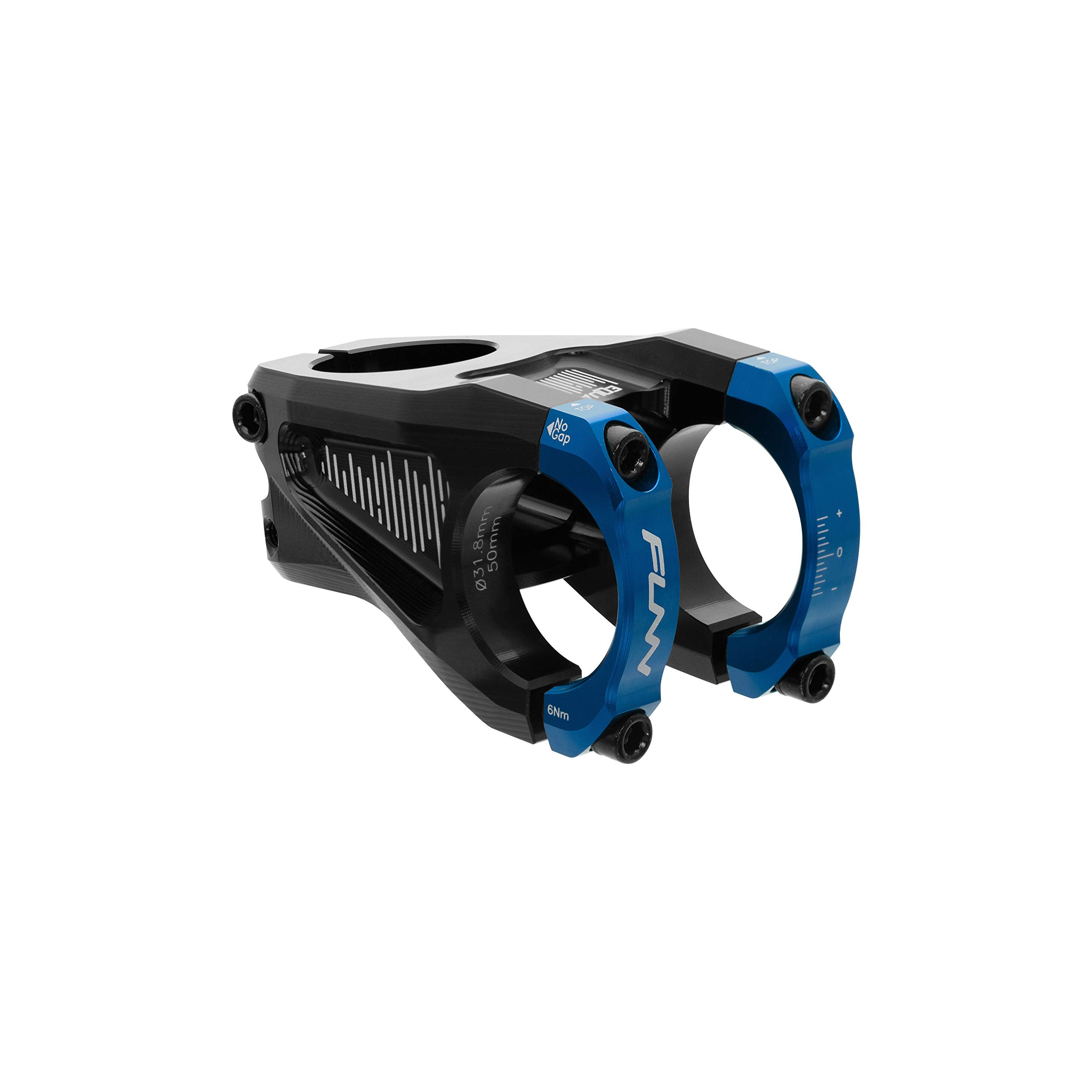 FUNN Attacco Manubrio Equalizer con variazione di Altezza di 10 mm - con Collarino Manubrio da 31,8 mm, Attacco Manubrio in Lega Resistente e Leggera per Mountain Bike e BMX
