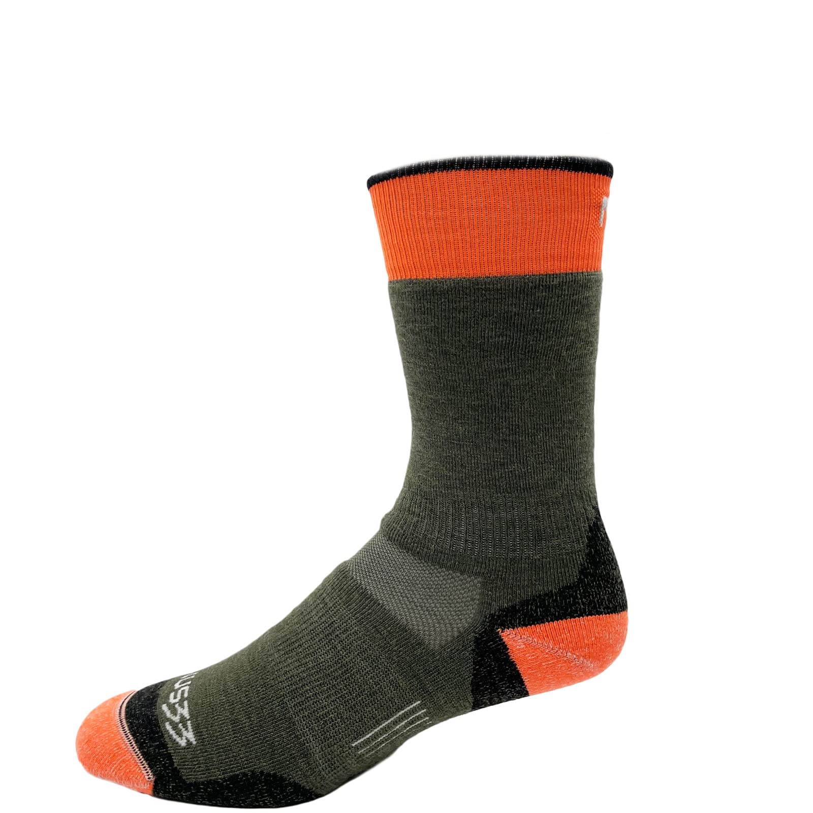 USA Made - Micro Cushion Ski and Snowboard Socks - Over the Calf Socks - Merino Wool - Mountain Heritage