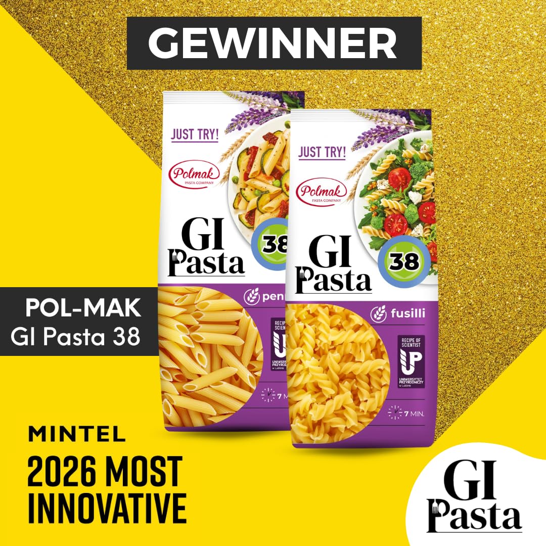 Spaghetti Nudeln für Diabetiker & Low Carb | Hergestellt aus Hartweizen | Low-Carb-Diät | Glykämischer Index 38 (6er pack)