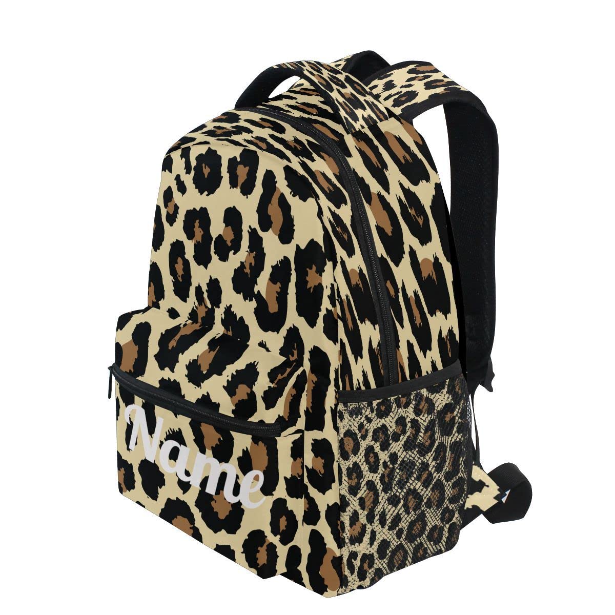Custom1 - Mochila para niños con texto en inglés "Añade tu nombre", mochila para estudiantes primarias, bolsa para libros para niños y niñas, Personalizado10, talla única