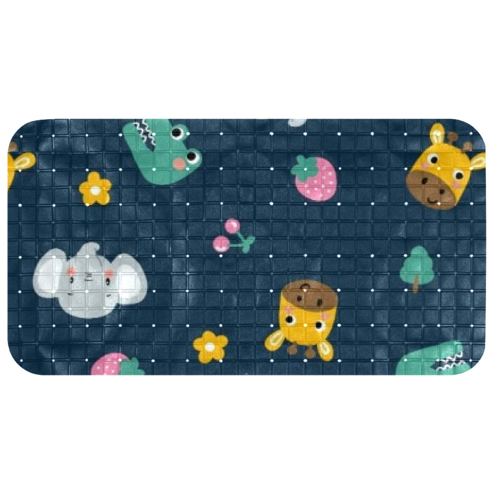 Tapis de baignoire pour bébé 35 x 67 cm pour sécuriser la douche des petits