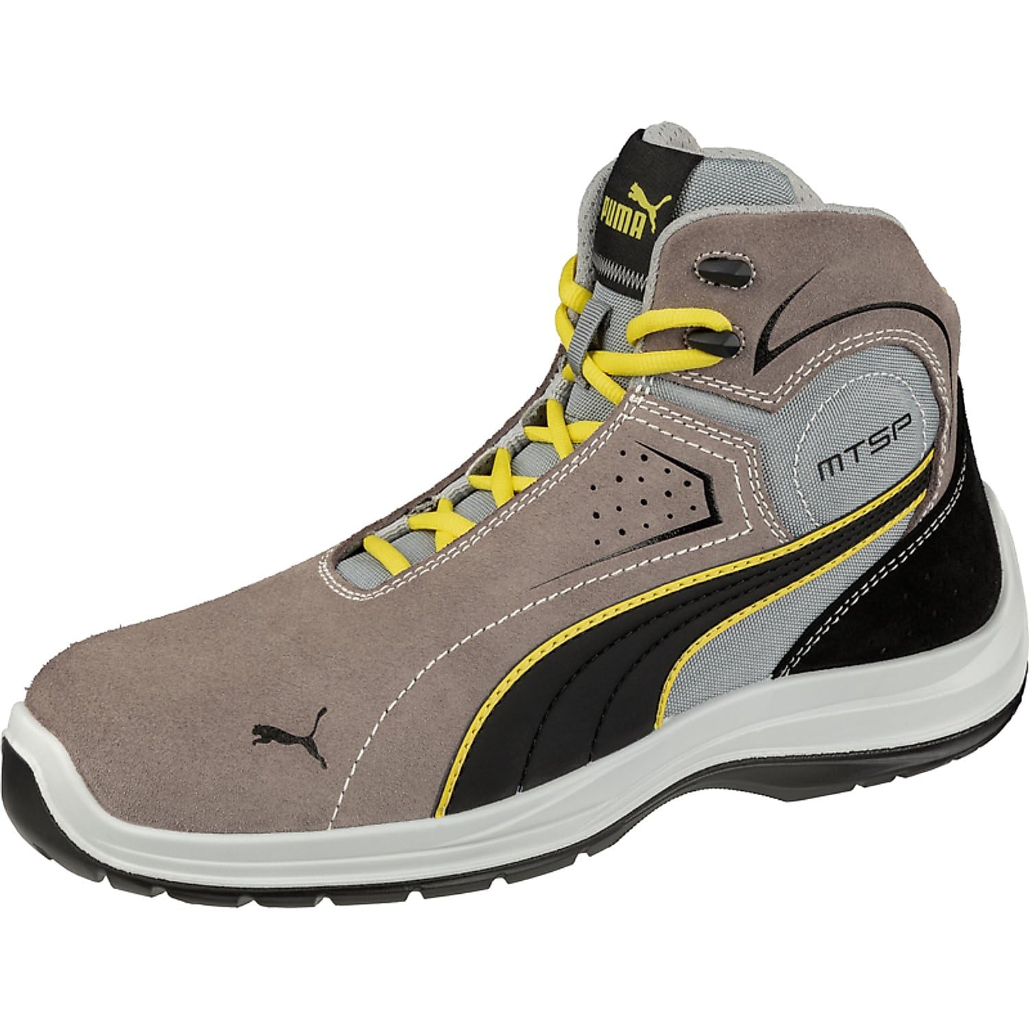 Puma Safety Touring Stone Mid Chaussures de Travail de sécurité S3 SRC avec Embout en Fibre de Verre, Protection Anti-Perforation, antidérapantes, sans métal, Unisexes