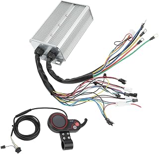 Weikeya LCD Display Meter, 48‑60V Rustproof Clear Good Heat Dissipation Aluminum Alloy Motor Brushless Controller Kit for Electric Scooter Bikes
