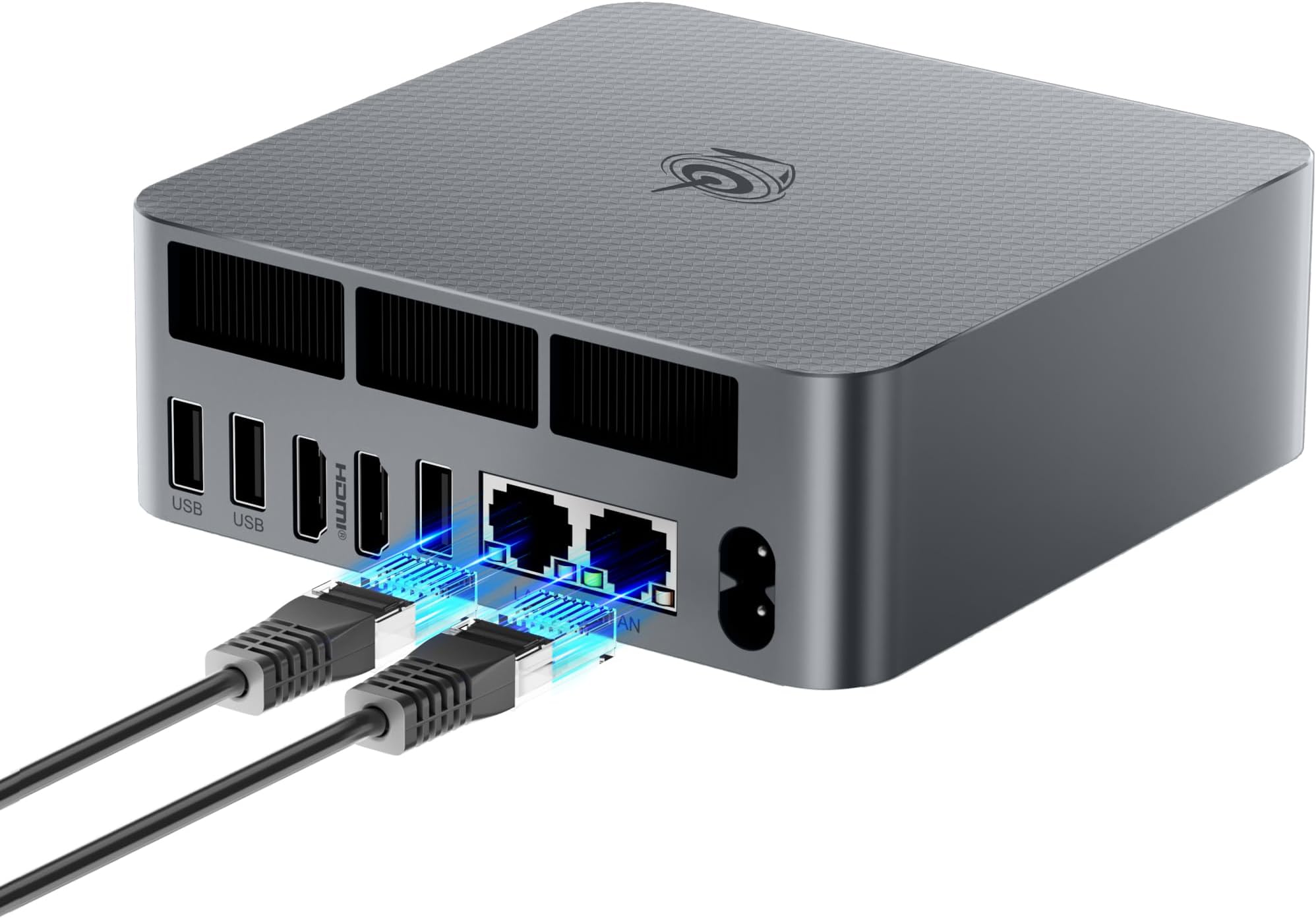 Beelink SER6 Mini PC, AMD Ryzen 5 6600H(6nm, 6C/12T) up to 4.5GHz, Mini Computer 16GB DDR5 RAM 500GB M.2 NVME SSD, Desktop PC 4K 60Hz Triple Display, Mini Gaming Computer WiFi6/BT5.2/2.5Gbps Black