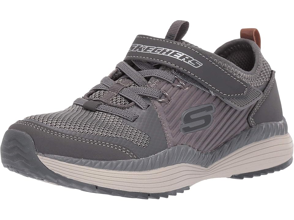 

SKECHERS KIDS Power Drift Interflux 98131L (Little Kid/Big Kid) (Gray/Charcoal) Boy's Shoes