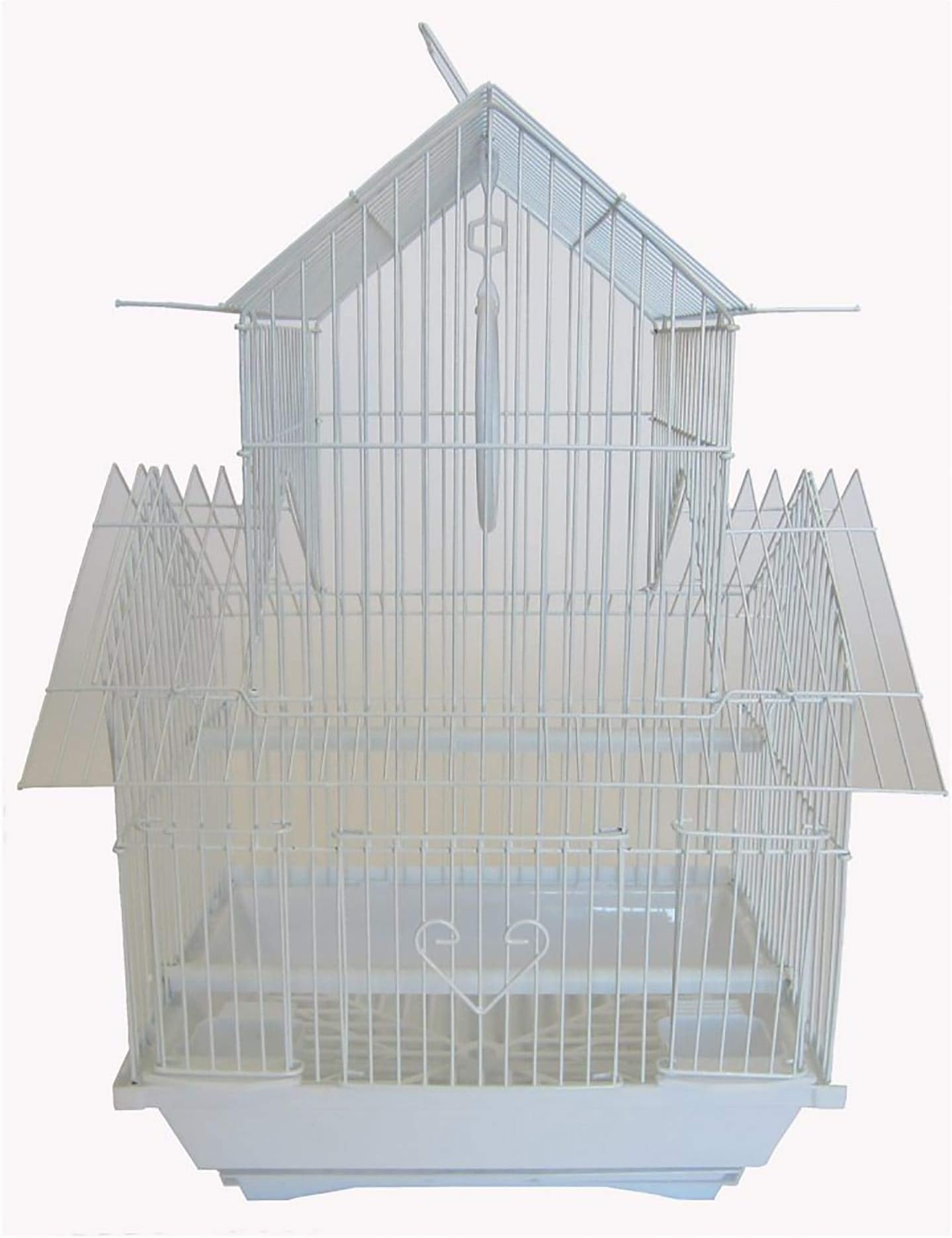 YMLA1144WHT Pagoda Top Cage, Small