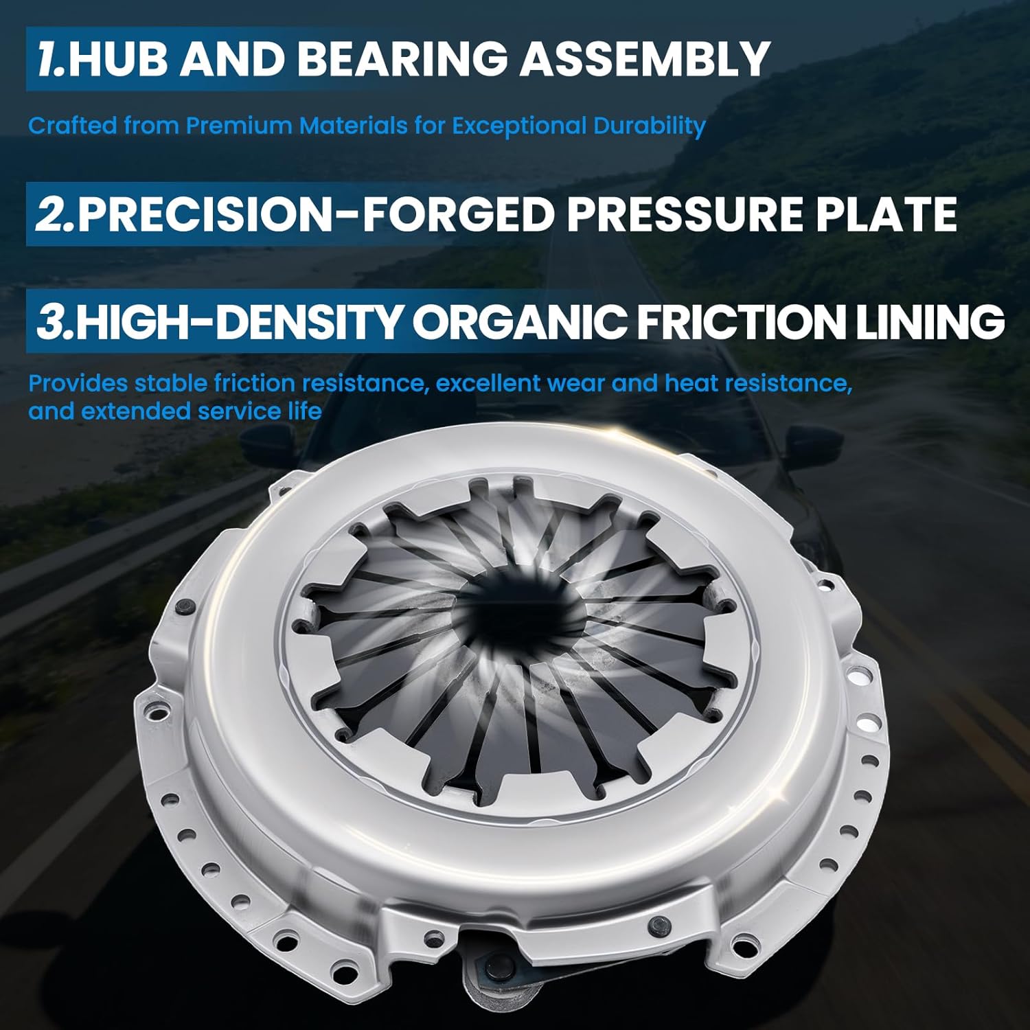 Transmission Clutch Kit with Flywheel & Alignment Tool for Corolla 1998-2008, Matrix 2003-2008, MR2 & Celica 2000-2005, Prizm 1998-2002 1.8L Manual – Replace LFW244 16-079