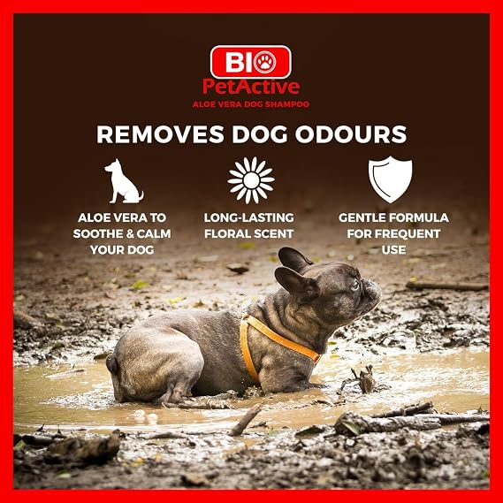 Biopetactive Aloevera Extract Dog Shampoo 400 Ml