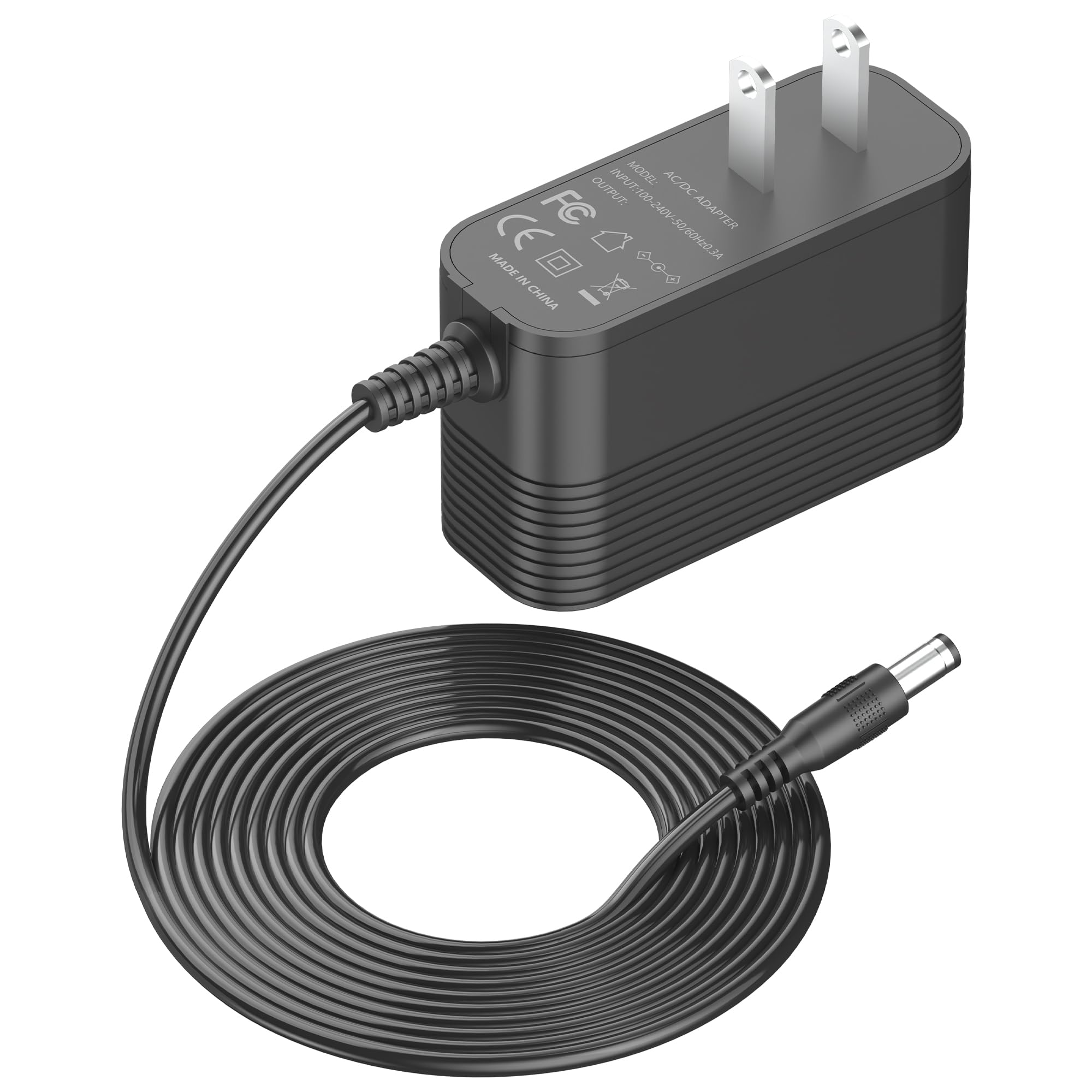 12V Power Adapter for Digital Picture Frame Replacement for Euphro WF1561 & ApoloSign DPF156 / DPF141 Digital Picture Frame Adapter Charger