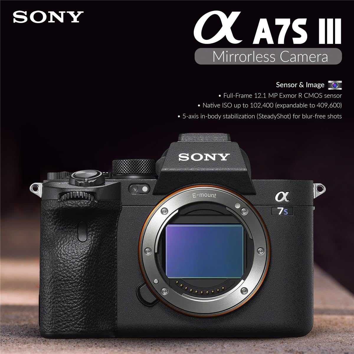 Amazon.com : Sony Alpha a7S III Full Frame Mirrorless Digital