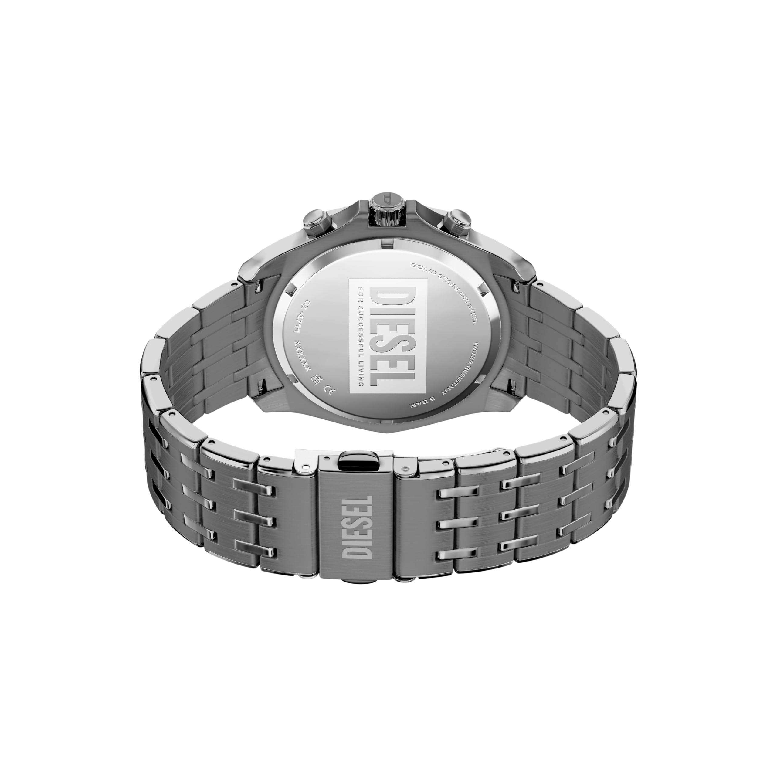Diesel Stinger Reloj de Acero Inoxidable en Tono Gunmetal para Hombre, DZ4711