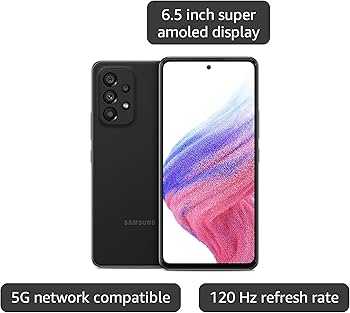 Amazon.com: SAMSUNG Samsung Galaxy A53 5G (128GB, 6GB) 6.5'' 120Hz Amazon.com: SAMSUNG Samsung Galaxy A53 5G (128GB, 6GB) 6.5'' 120Hz