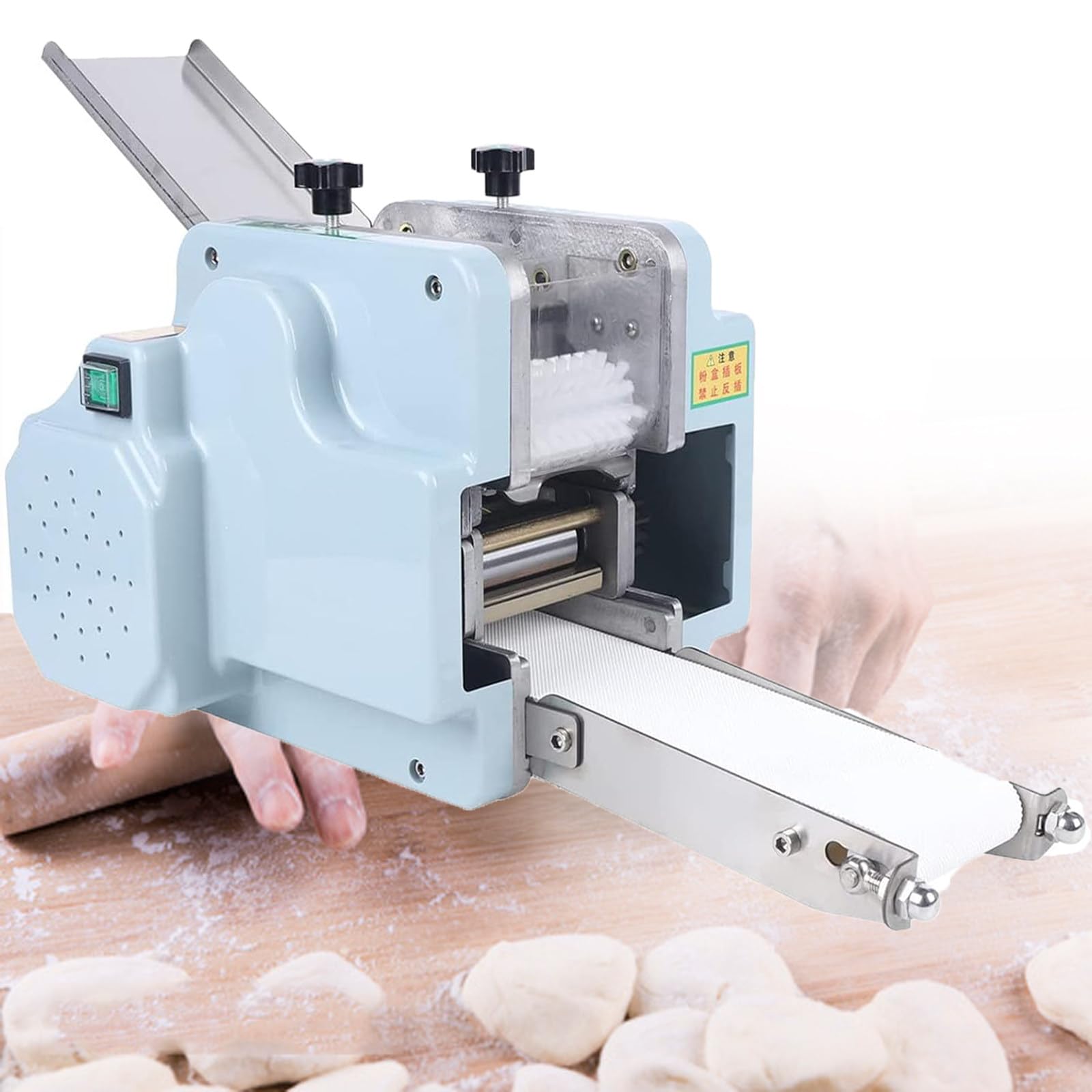 HTTGDGDH Automatic Dumpling Wrapper Maker,Multifunctional Electric Dumpling Skin Machine Ravioli Wonton Wrapper Machine,Commercial Dumpling Maker,