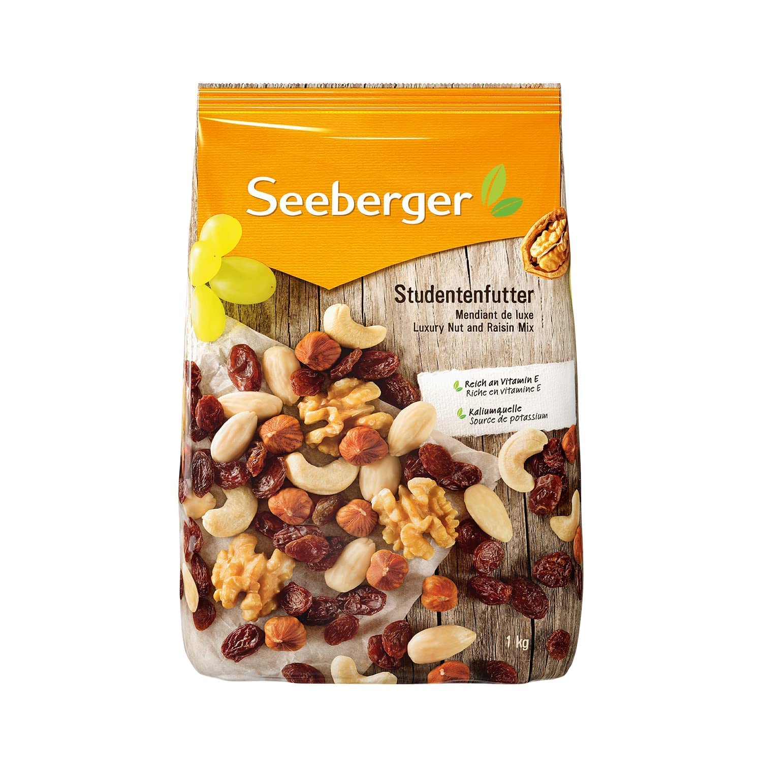 Seeberger Nusskernmischung 7er Pack: Pure Nuss-Mischung aus knackigen Haselnusskernen & Studentenfutter: Klassische Nuss-Frucht-Mischung aus Haselnusskernen