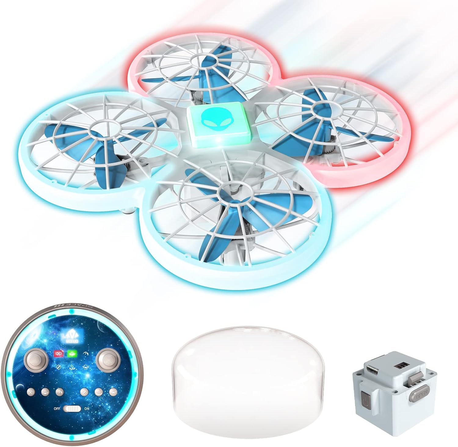Yasola Mini Drones for Kids,Universe Flying Saucer with LED