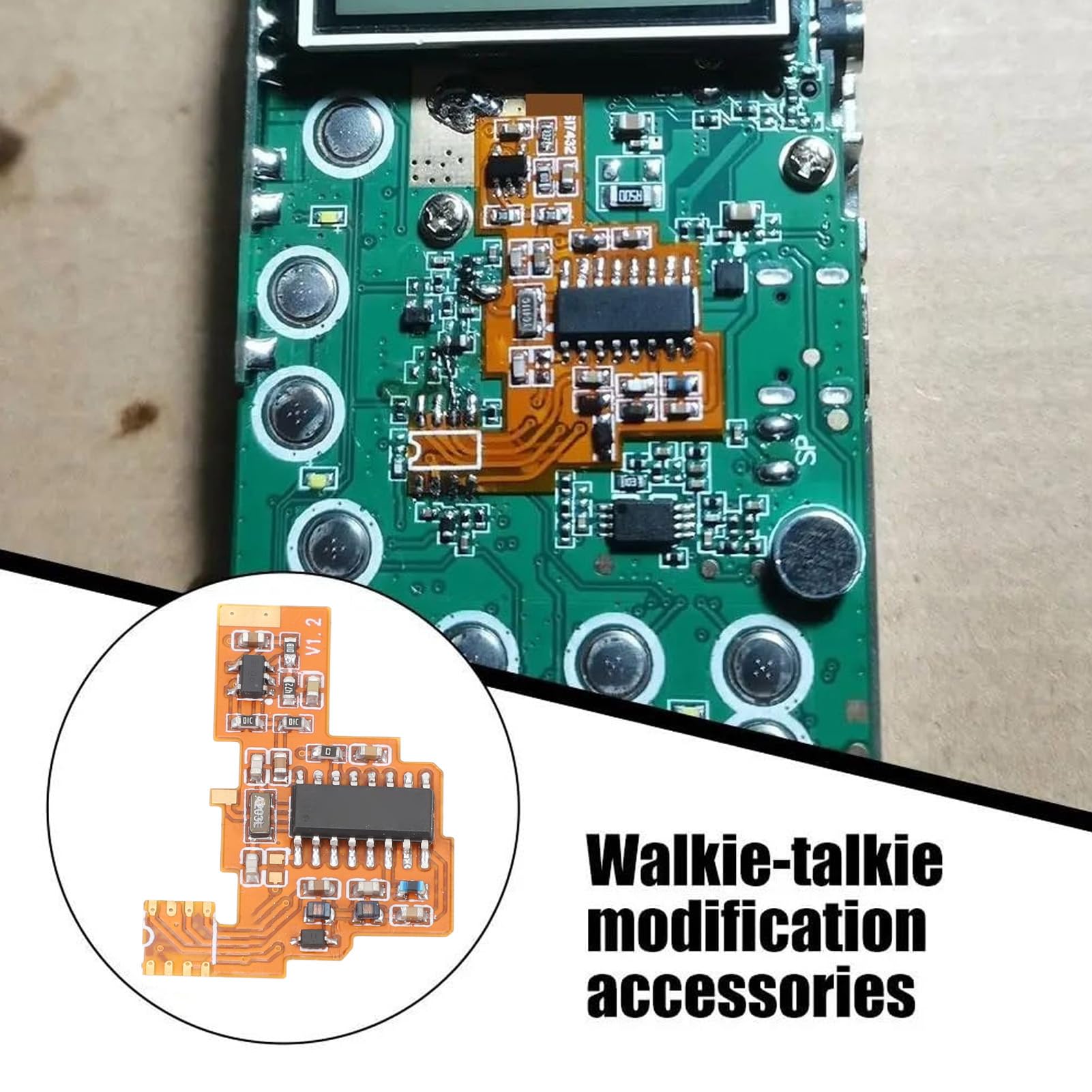 Modulo di Modifica Radio Versione Chip V2 FPC SI4732 per Quansheng UV K5, UV K6 con Chip di Memoria, Ricezione Banda Completa a Onde Corte HF, Doppia, Filtri Passa Banda FM,