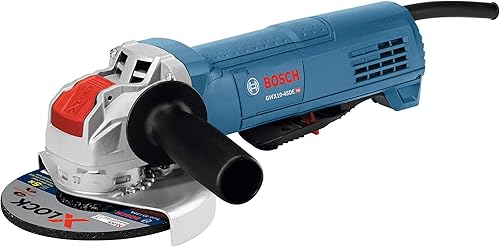 Miniatura 20 de Bosch Amoladora angular ergonómica X-LOCK de 4-1/2 pulgadas con interruptor de paleta de bloqueo GWX10-45PE