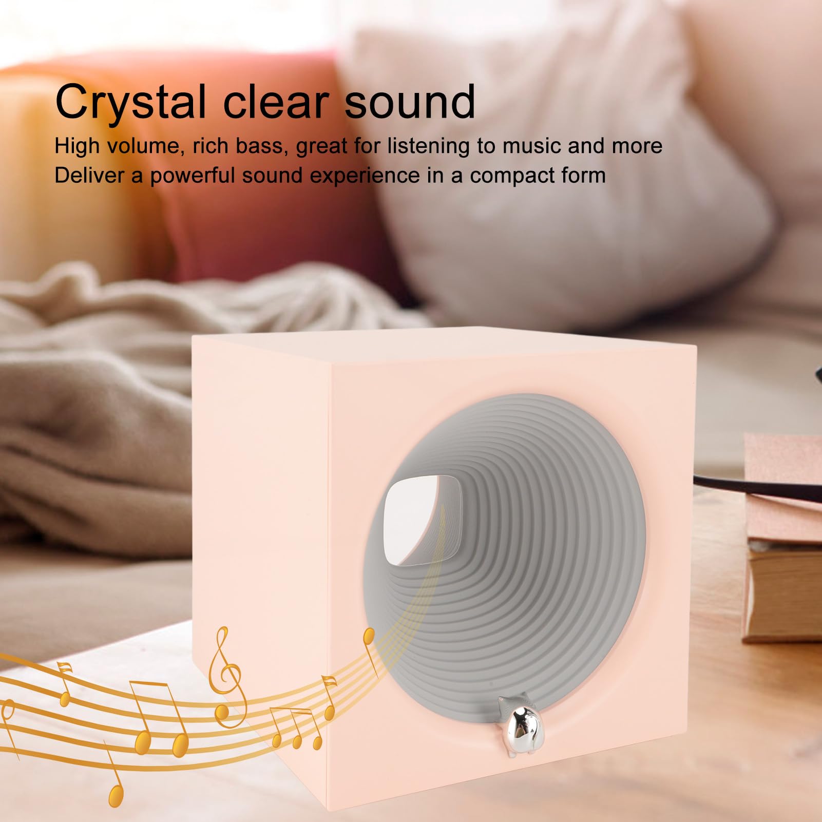 Asixxsix Altavoz Bluetooth con Luz Nocturna, Lámpara de Noche 2 en 1 con Altavoz Bluetooth, Altavoz Inalámbrico con Luces, Luz Ambiental de Humor para Decoración de Dormitorio, para