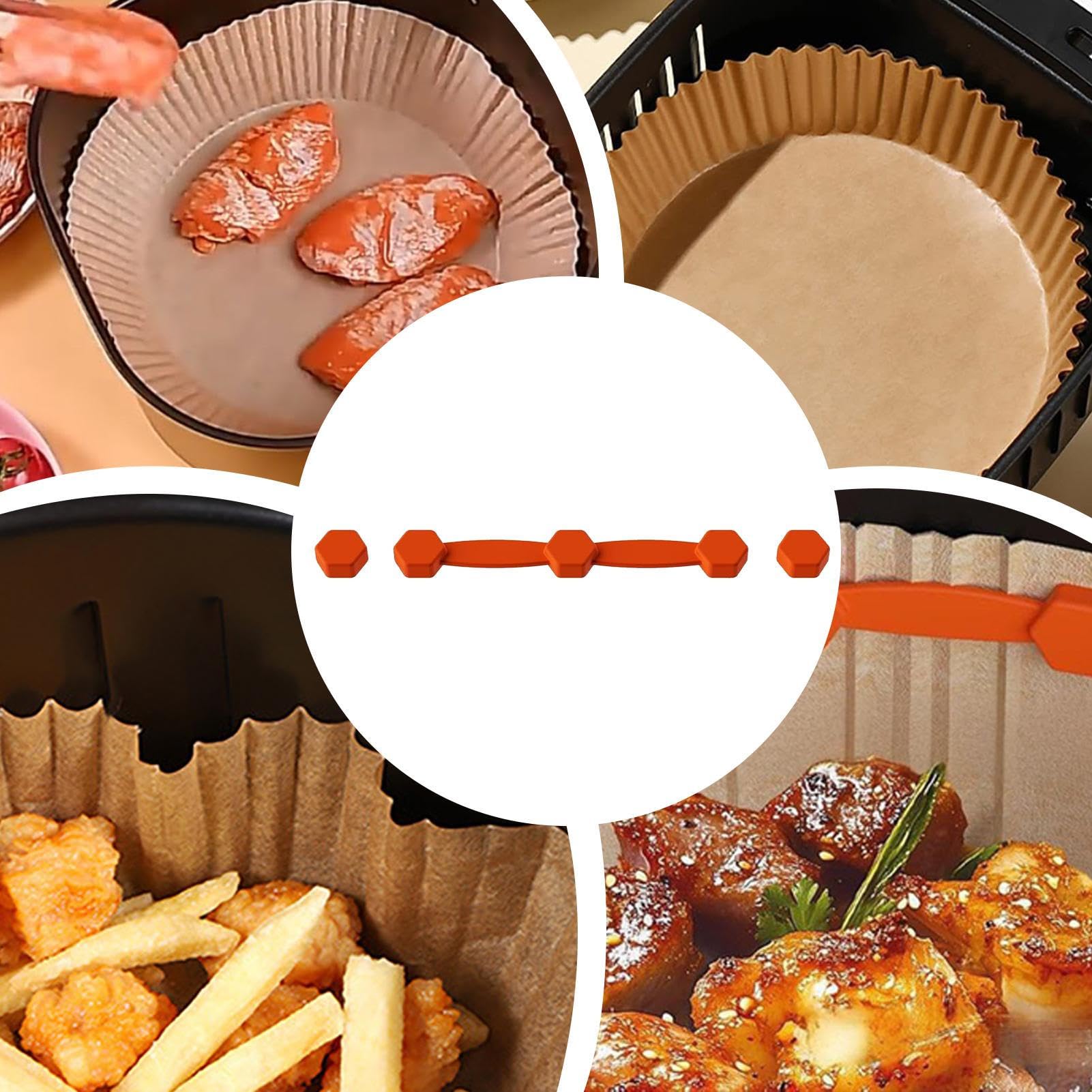 12 Stück Airfryer Magnete - Backpapierhalter Für Heißluftfritteusen