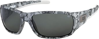 CAT Coffer Polarized Rectangular Sunglasses for Men, Women, 63 mm, UV400 Protection