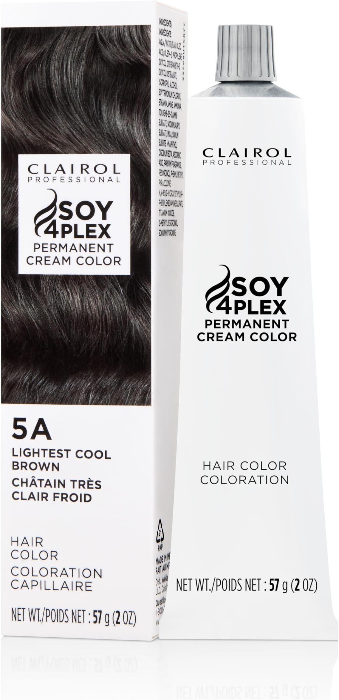 Permanent Cream Hair Color | Blonde, Brown, Black, & Red-Violet Shades for 100% Gray Coverage | Deep Conditioning & Fade Resistant Results