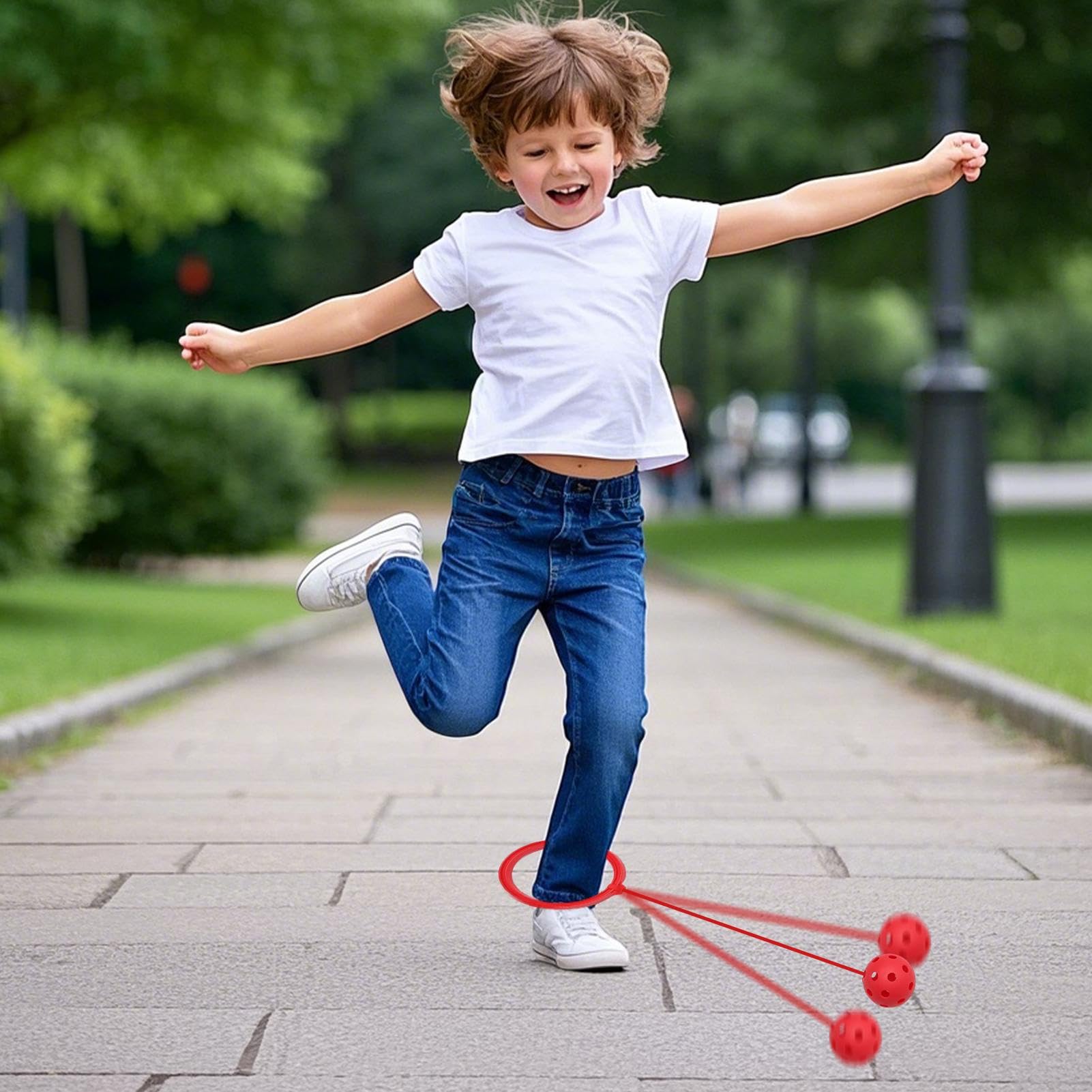 Balle À Sauter Pour | Ballon De Swing Pour Exercice En Plein Air | Activité De Jouet À Sauter Pour - Pour Pauses Scolaires Vacances Familiales Camping Jardin Plage