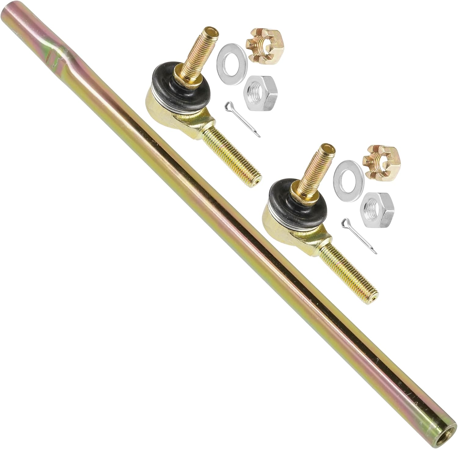 Caltric Tie Rod And Tie Rod End Compatible with Yamaha Raptor 660R Yfm660R Yfm660 R 2001-2005